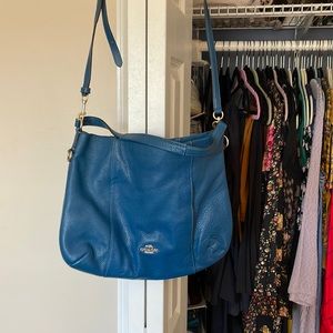 Turquoise coach satchel